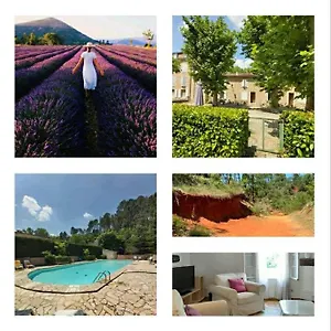 Superbe En Résidence Avec Piscine Dans Le Luberon Au Pied Du Colorado Provencal , Rustrel France